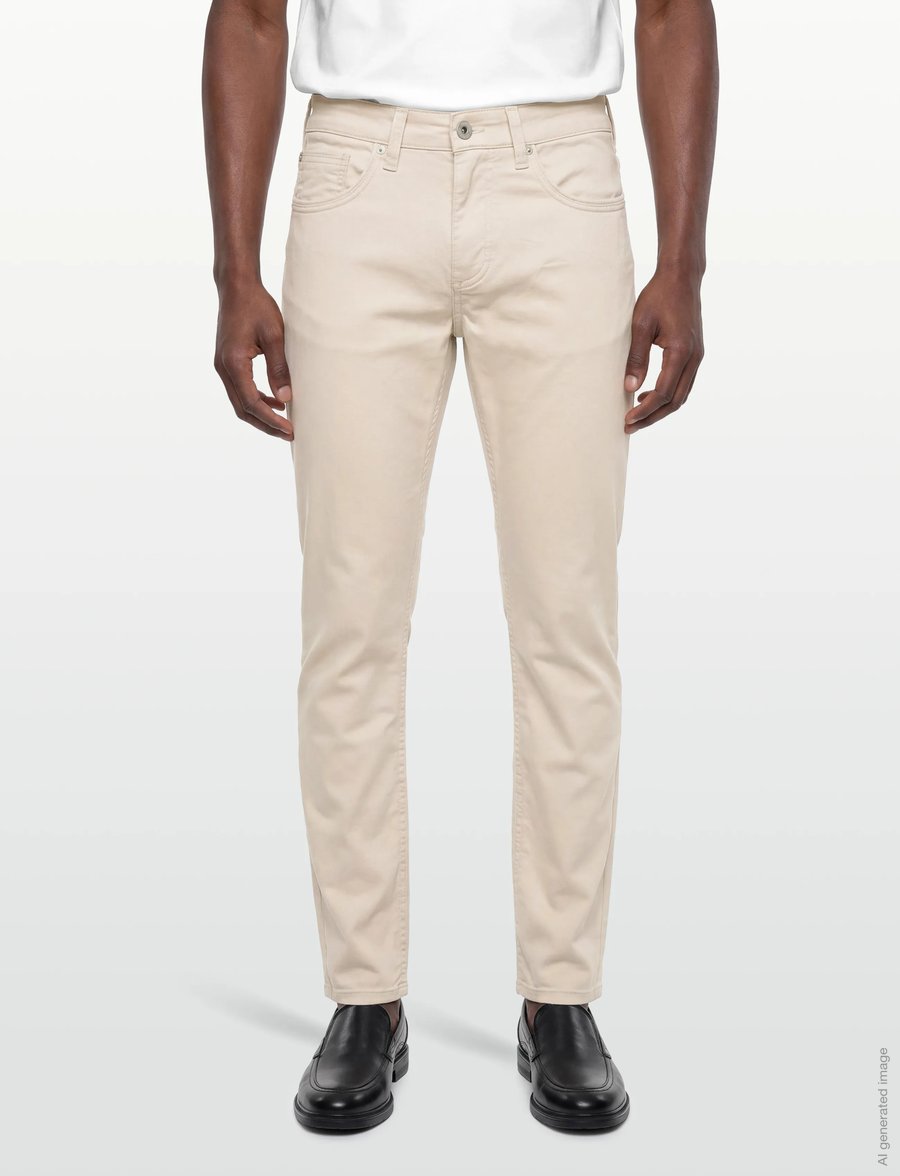 Lindbergh Black - 1927: Superflex 5 pocket cashmere touch pants - slim jeans - kit - 3
