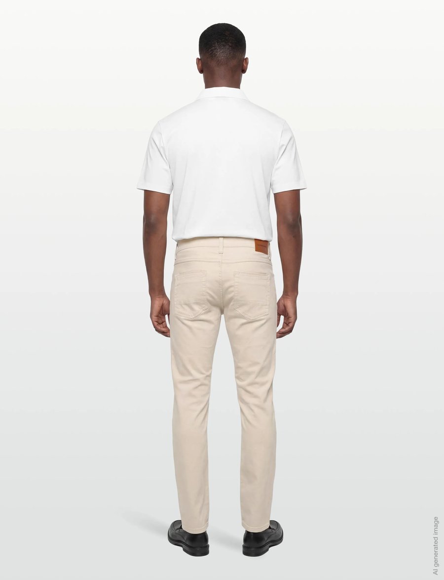 Lindbergh Black - 1927: Superflex 5 pocket cashmere touch pants - slim jeans - kit - 4
