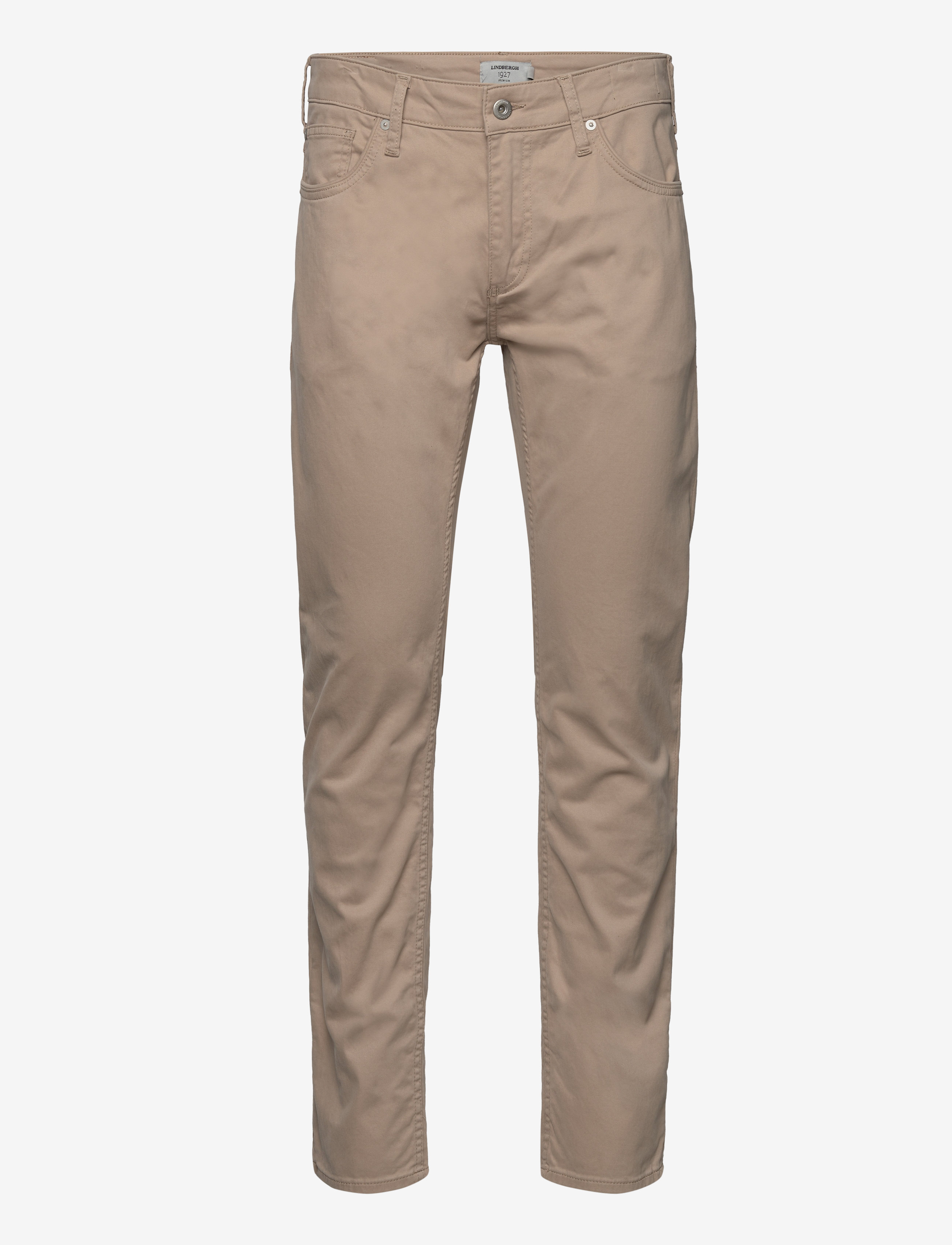 LINDBERGH Schwarz 1927: Superflex 5 Pocket Cashmere Touch Hosen Beige - 32x34 - Herren