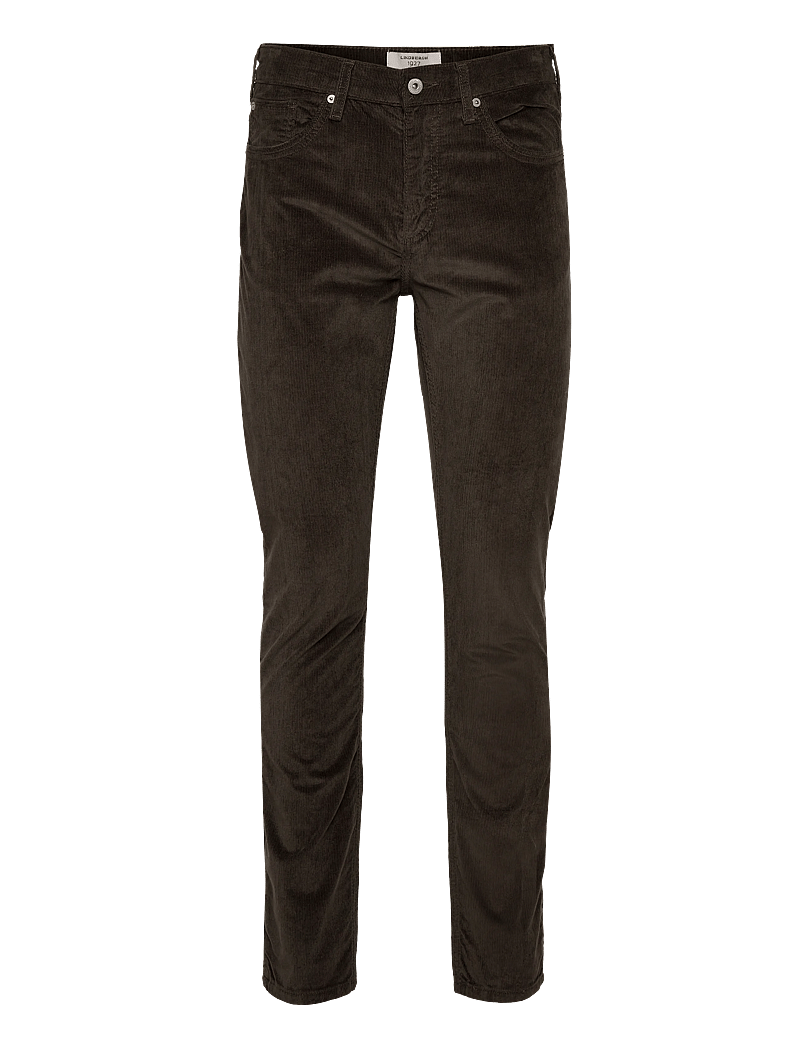 Lindbergh Black - 1927: 5 pocket corduroy pants - slim fit jeans - black olive - 0