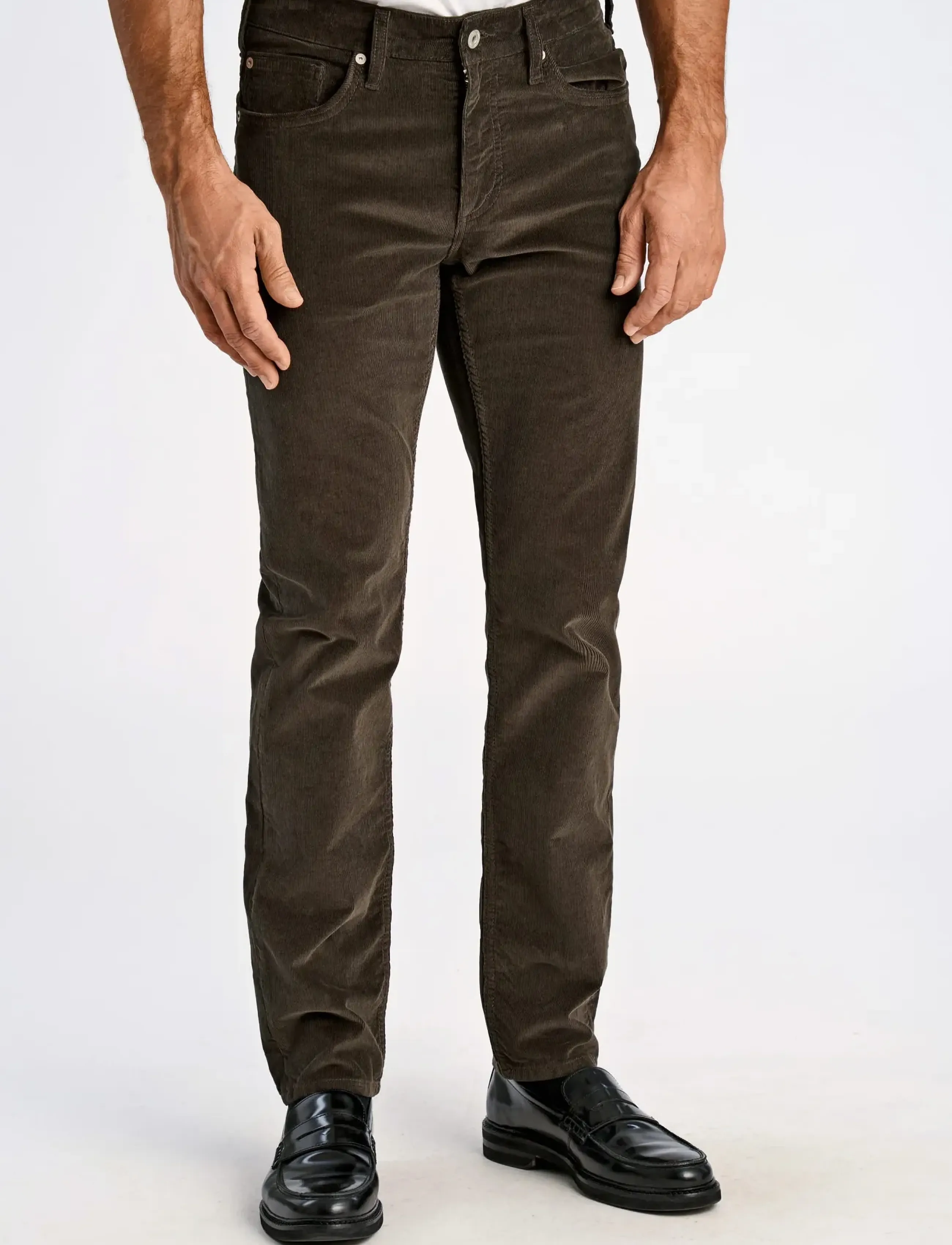 Lindbergh Black - 1927: 5 pocket corduroy pants - kitsad teksad - black olive - 3