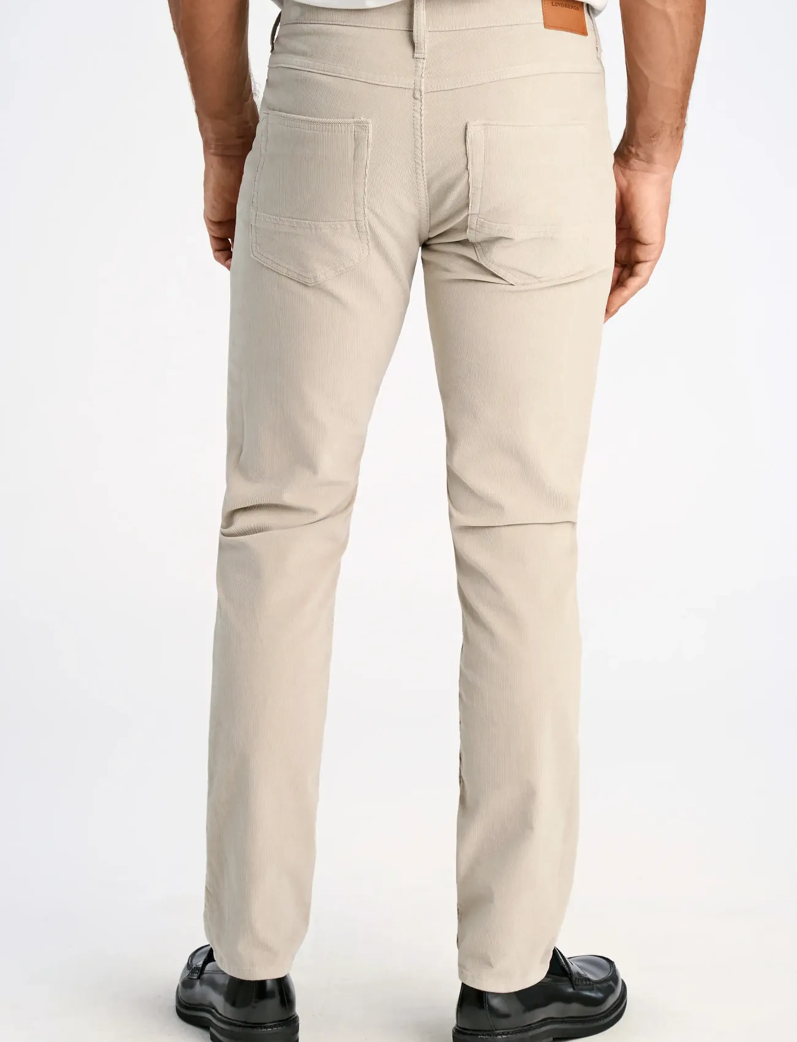 Lindbergh Black - 1927: 5 pocket corduroy pants - kitsad teksad - lt cream - 3