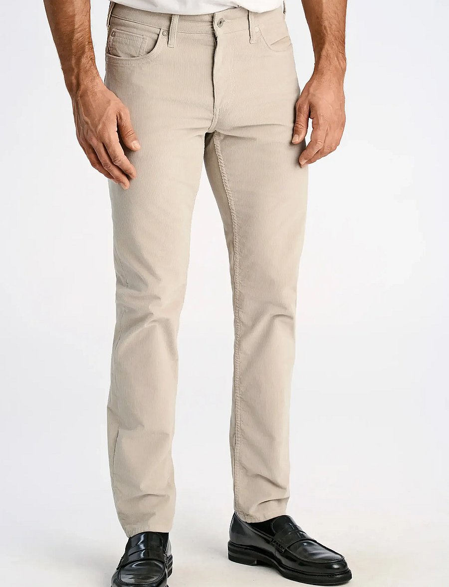 Lindbergh Black - 1927: 5 pocket corduroy pants - slim jeans - lt cream - 4