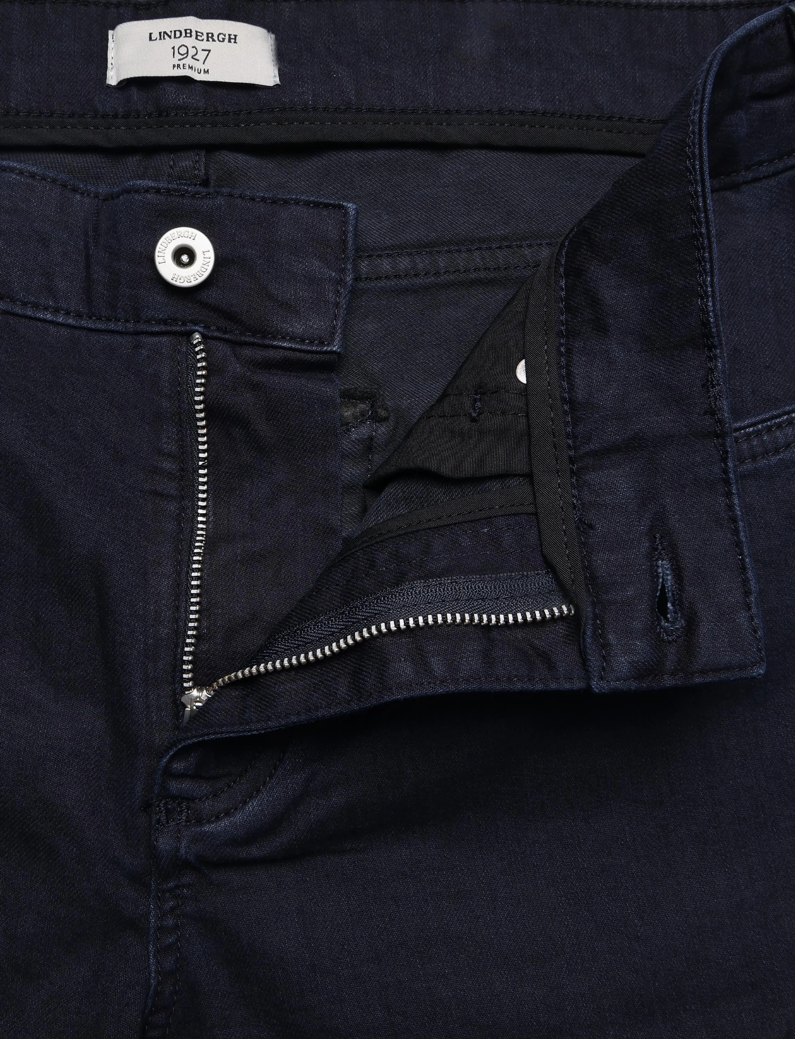 Lindbergh Black - 1927: Superflex 5 pocket cashmere - washed indigo - 5