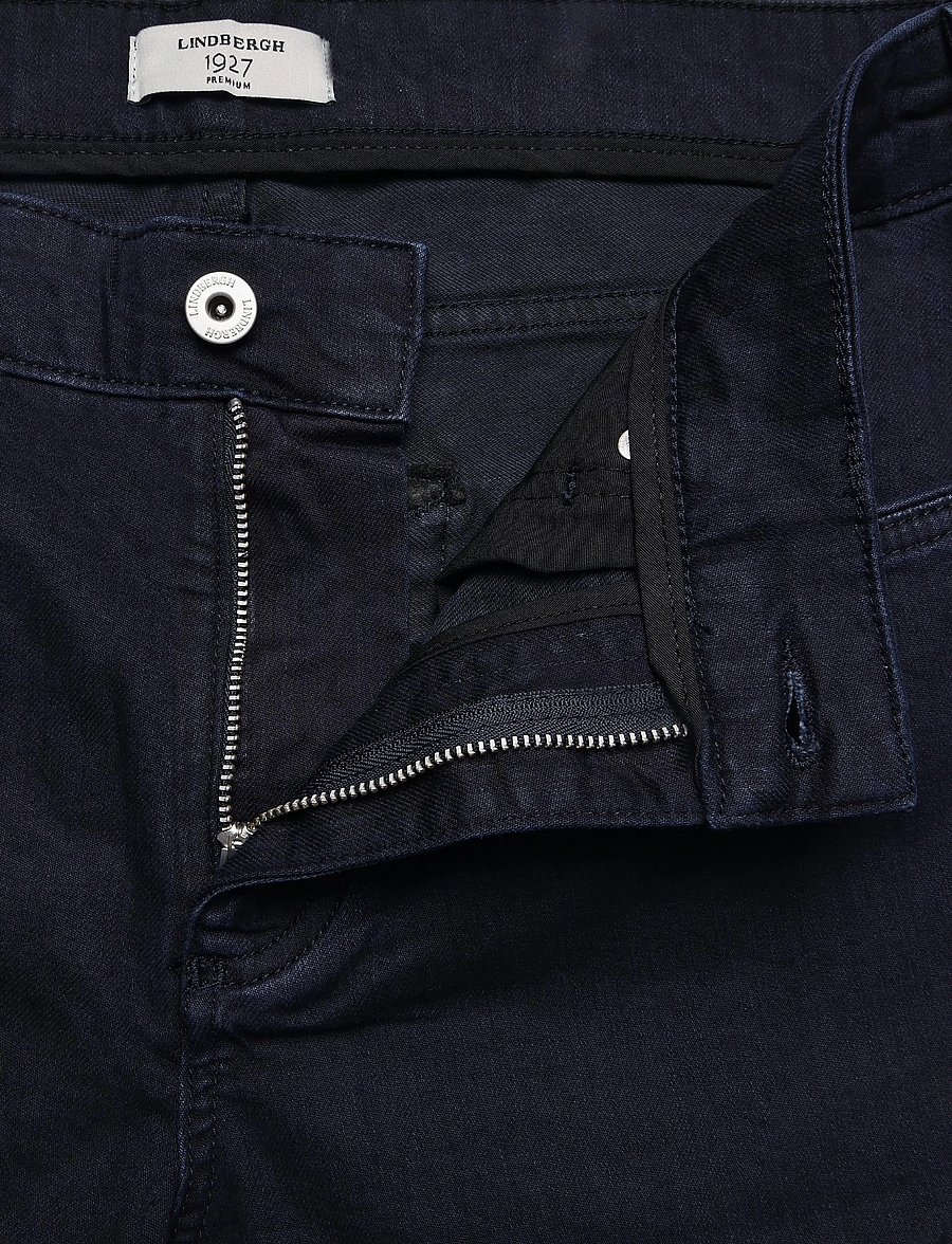 Lindbergh Black - 1927: Superflex 5 pocket cashmere - tapered jeans - washed indigo - 5