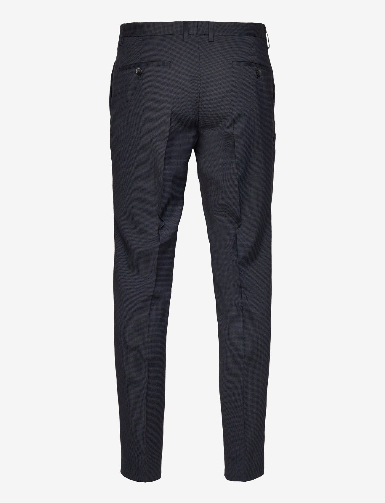 Lindbergh Black - Technical micro check superflex pan - herbstliche kleidung - dk blue mix - 1