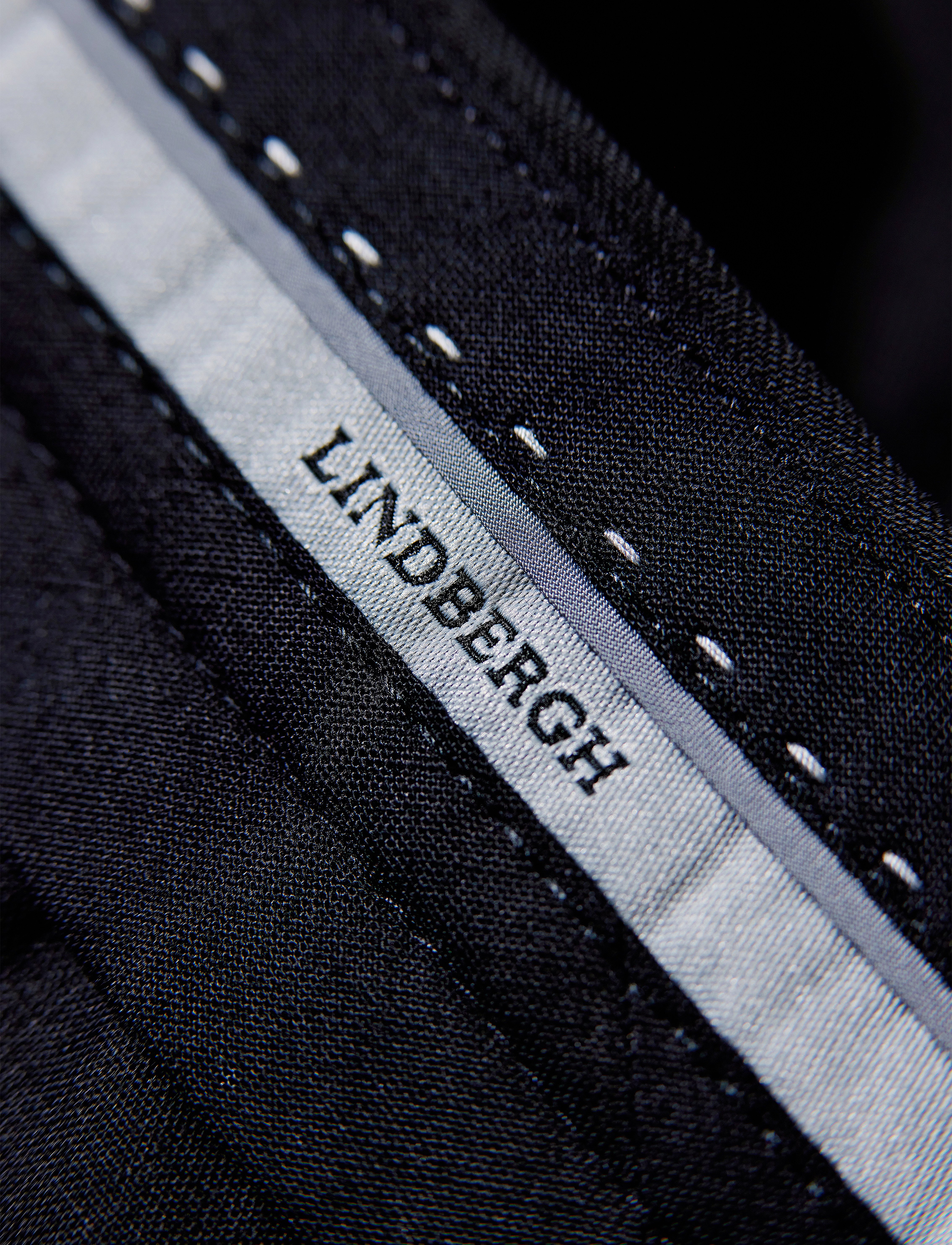 Lindbergh Black Technical Stretch Pants Combi Suit casual byxor herr – bild 8