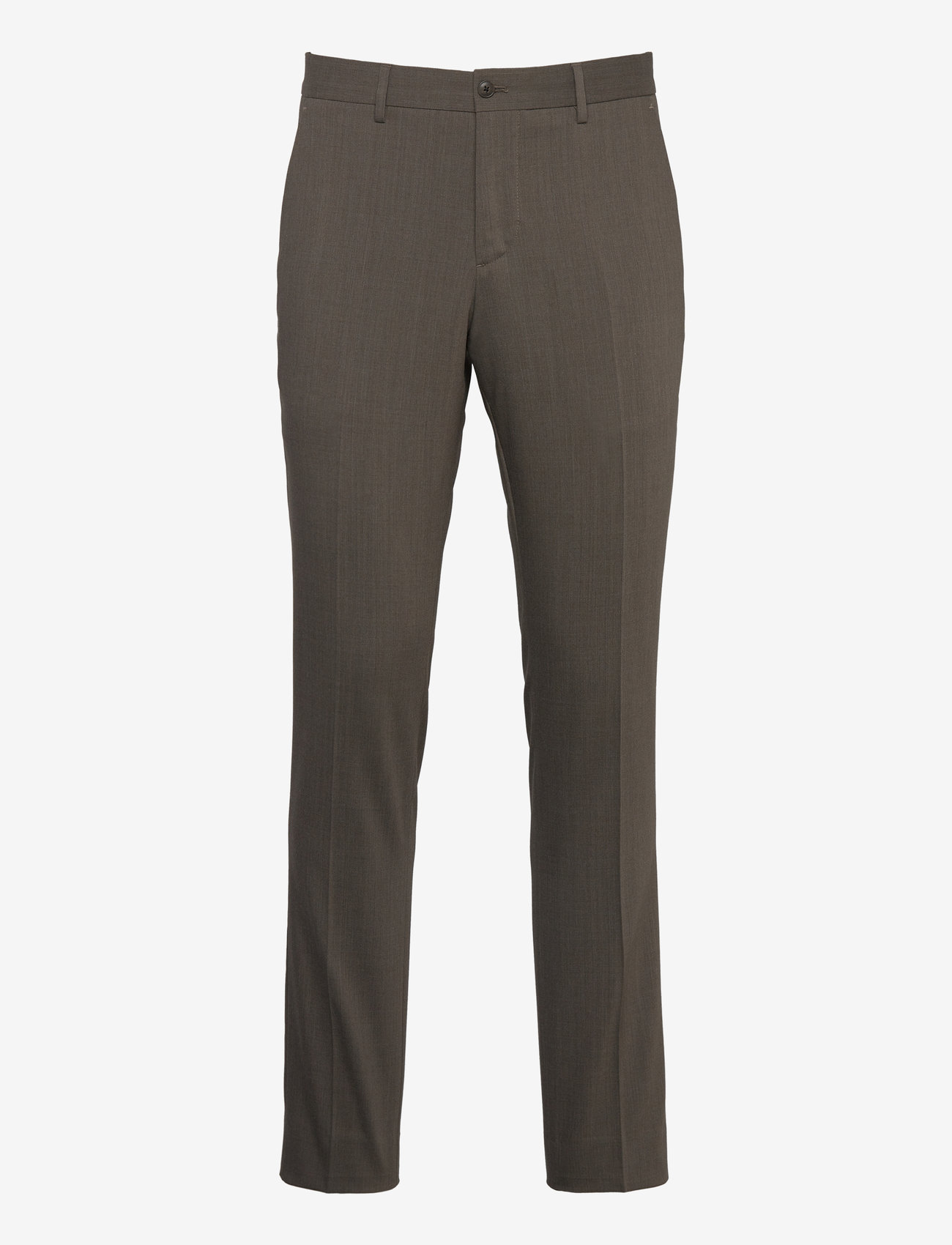 Lindbergh Black - Technical stretch pants - combi sui - anzugshosen - dk sand mel - 0