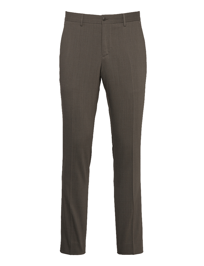Lindbergh Black - Technical stretch pants - combi suit - Ülikonnapüksid - dk sand mel - 0