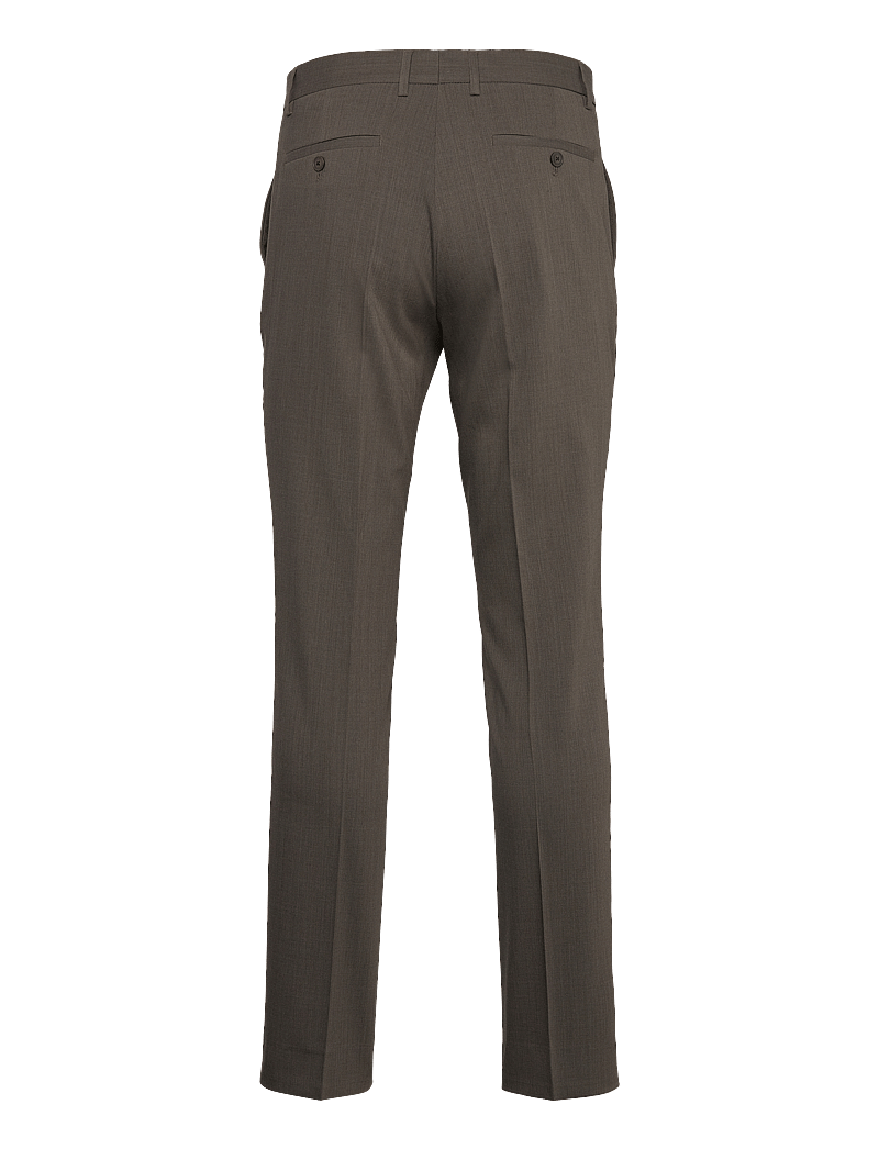 Lindbergh Black - Technical stretch pants - combi suit - Ülikonnapüksid - dk sand mel - 1