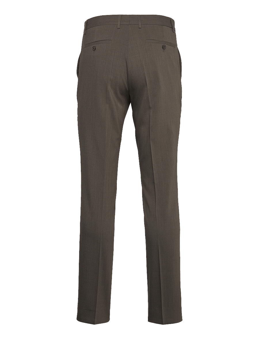 Lindbergh Black - Technical stretch pants - combi suit - kostymbyxor - dk sand mel - 1