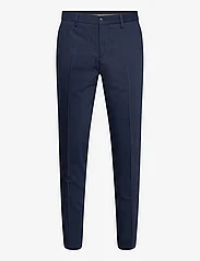 Lindbergh Black - Technical stretch pants - combi sui - suit trousers - mid navy mel - 1