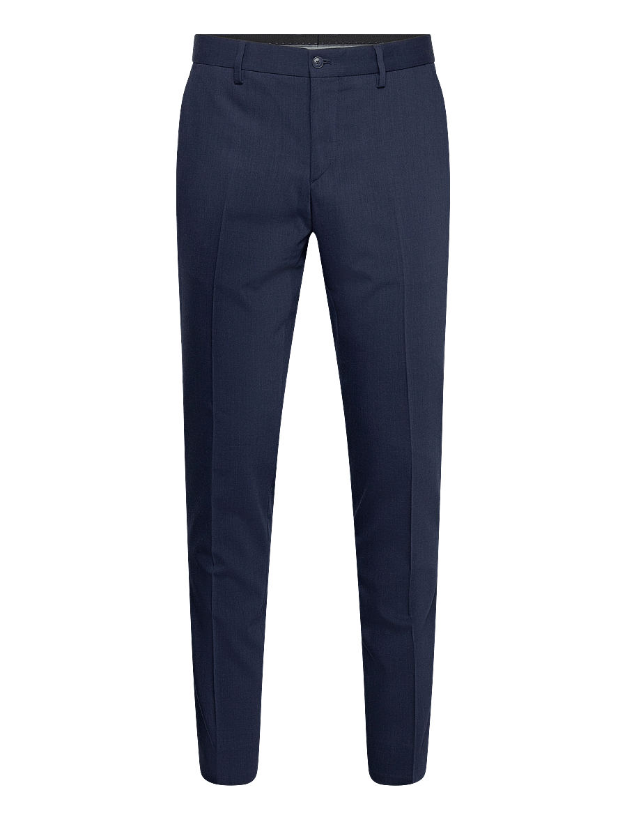 Lindbergh Black - Technical stretch pants - combi suit - Ülikonnapüksid - mid navy mel - 1