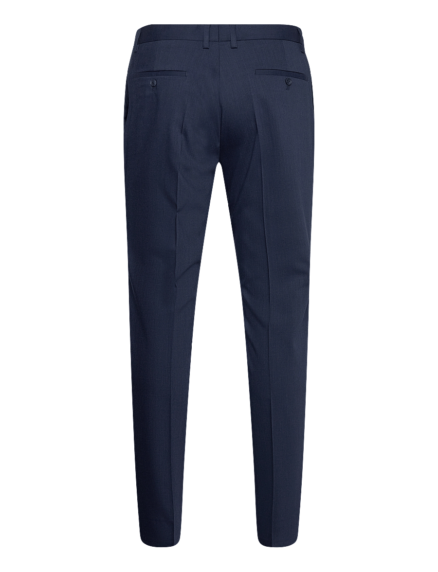 Lindbergh Black - Technical stretch pants - combi suit - Ülikonnapüksid - mid navy mel - 2