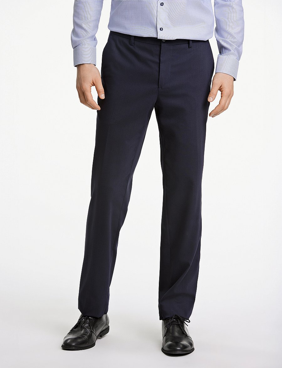 Lindbergh Black - Technical stretch pants - combi suit - kostymbyxor - navy - 0