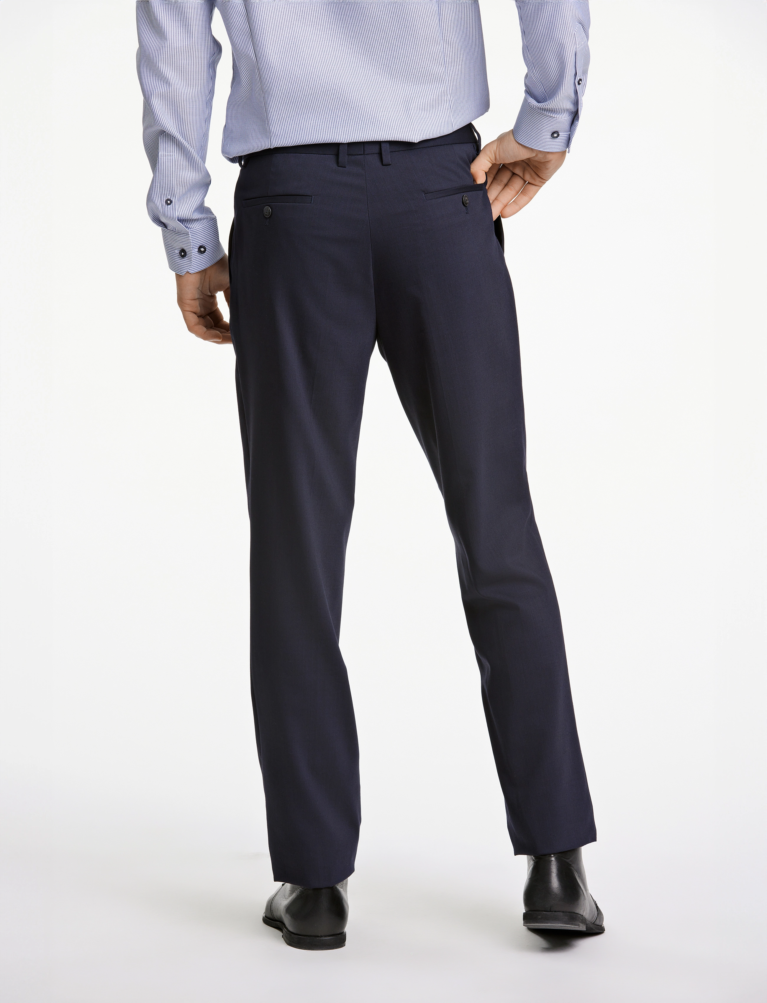 Lindbergh Black - Technical stretch pants - combi suit - Ülikonnapüksid - navy - 3
