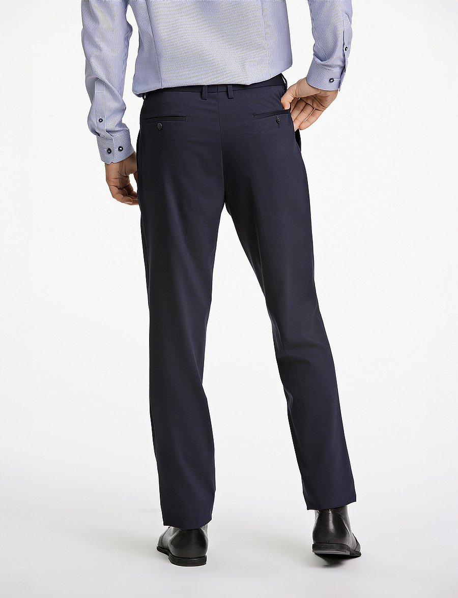 Lindbergh Black - Technical stretch pants - combi suit - kostymbyxor - navy - 3