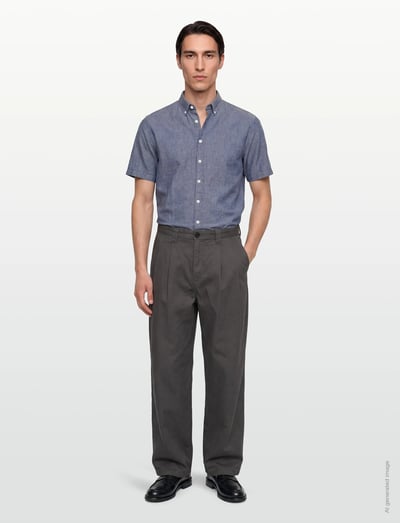 Soft Linen Shirt S/S - Modern Fit - KortæRmede