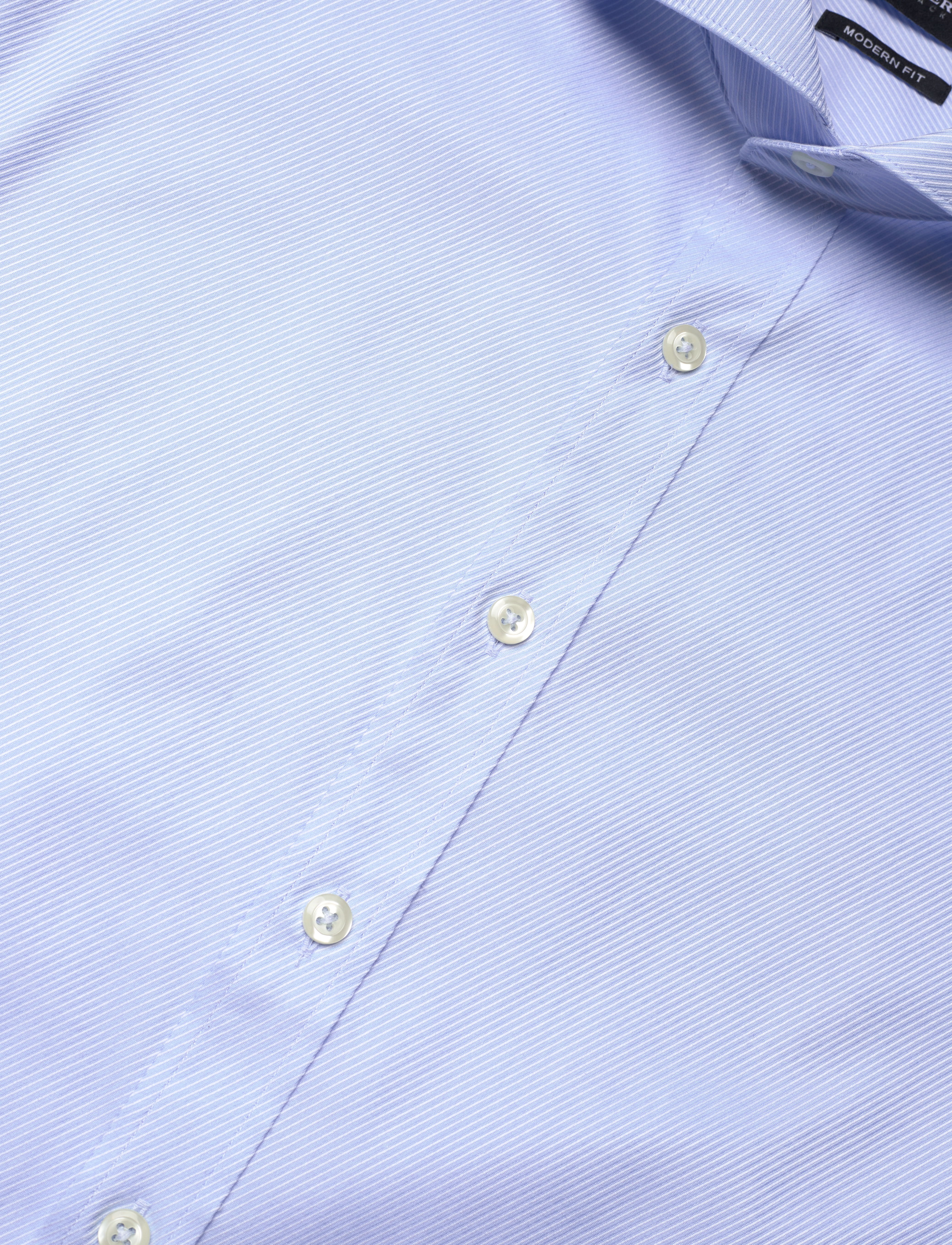 Lindbergh Black - Shirt L/S - lt blue - 3