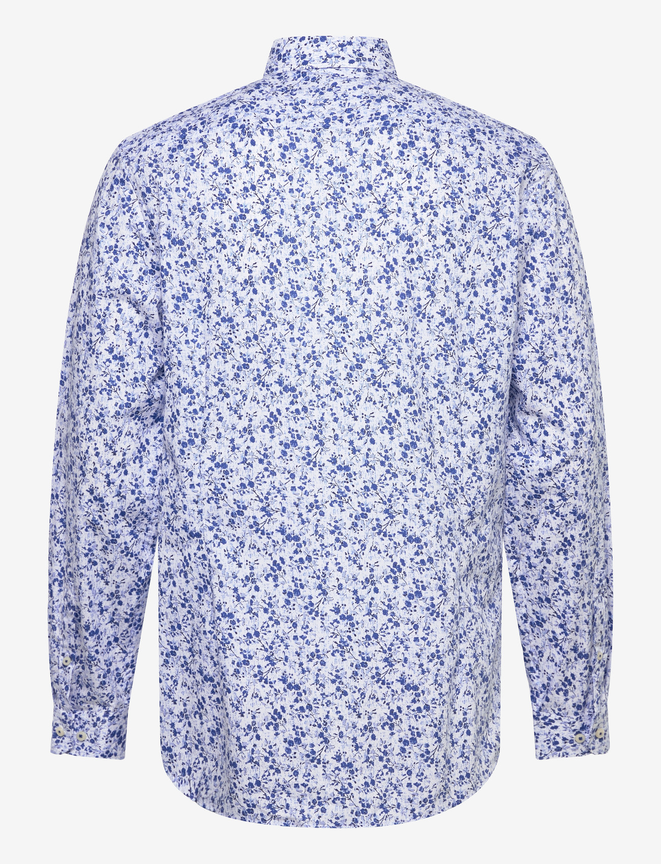 Lindbergh Black - AOP shirt L/S - mønstrede skjorter - blue - 1