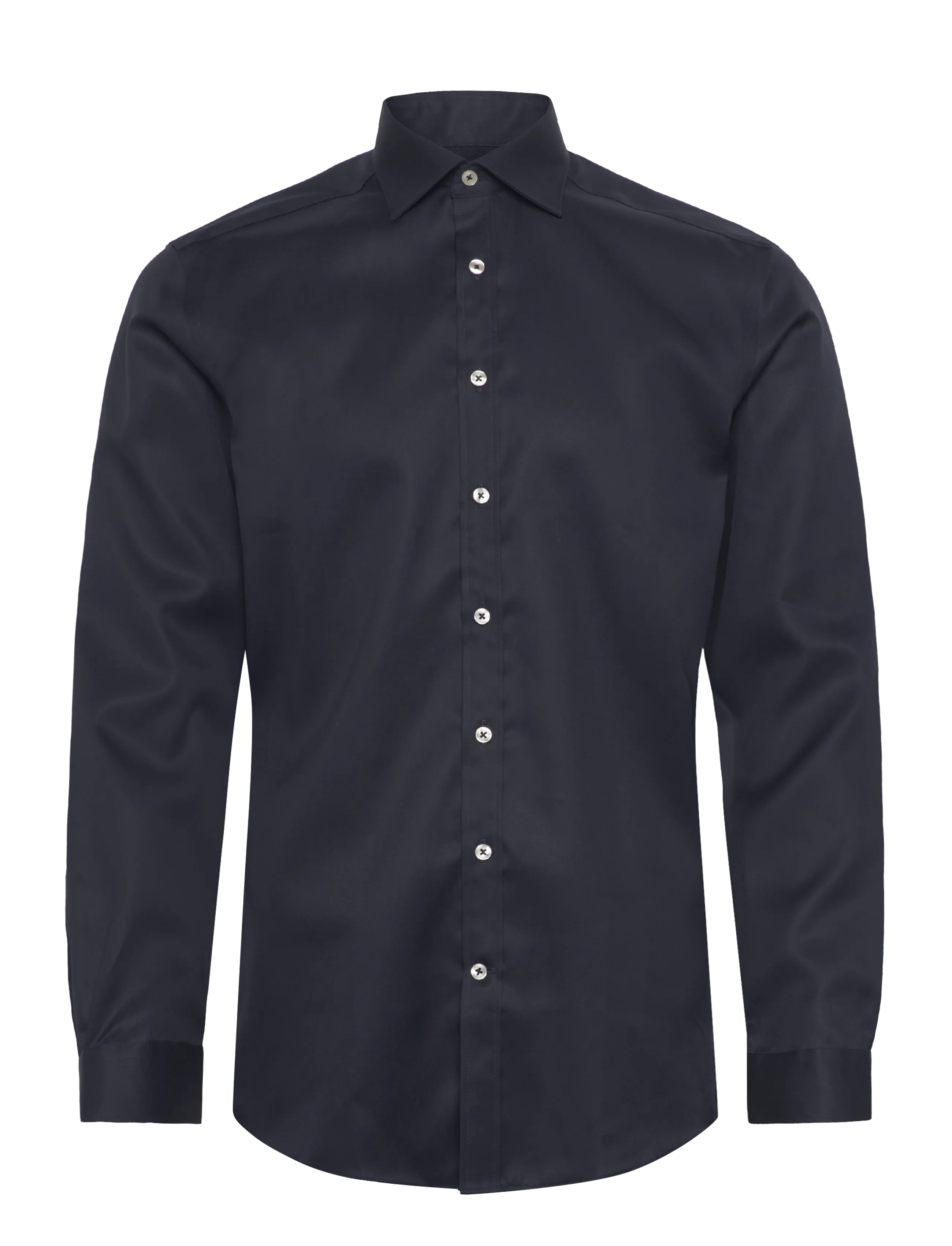 Lindbergh Black Technical concealer shirt L/S - Nouveautés - DK NAVY / navy