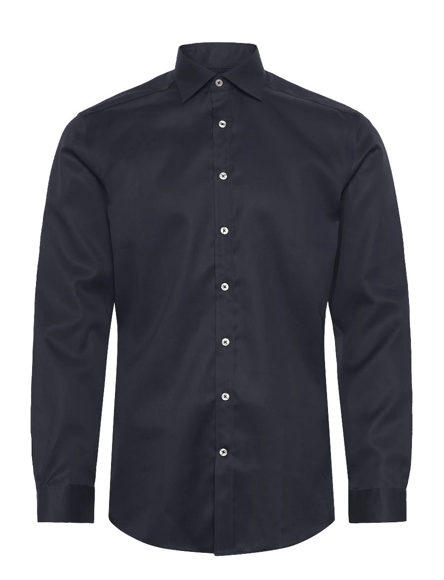 Lindbergh Black - Technical concealer shirt L/S - muodolliset kauluspaidat - dk navy - 0