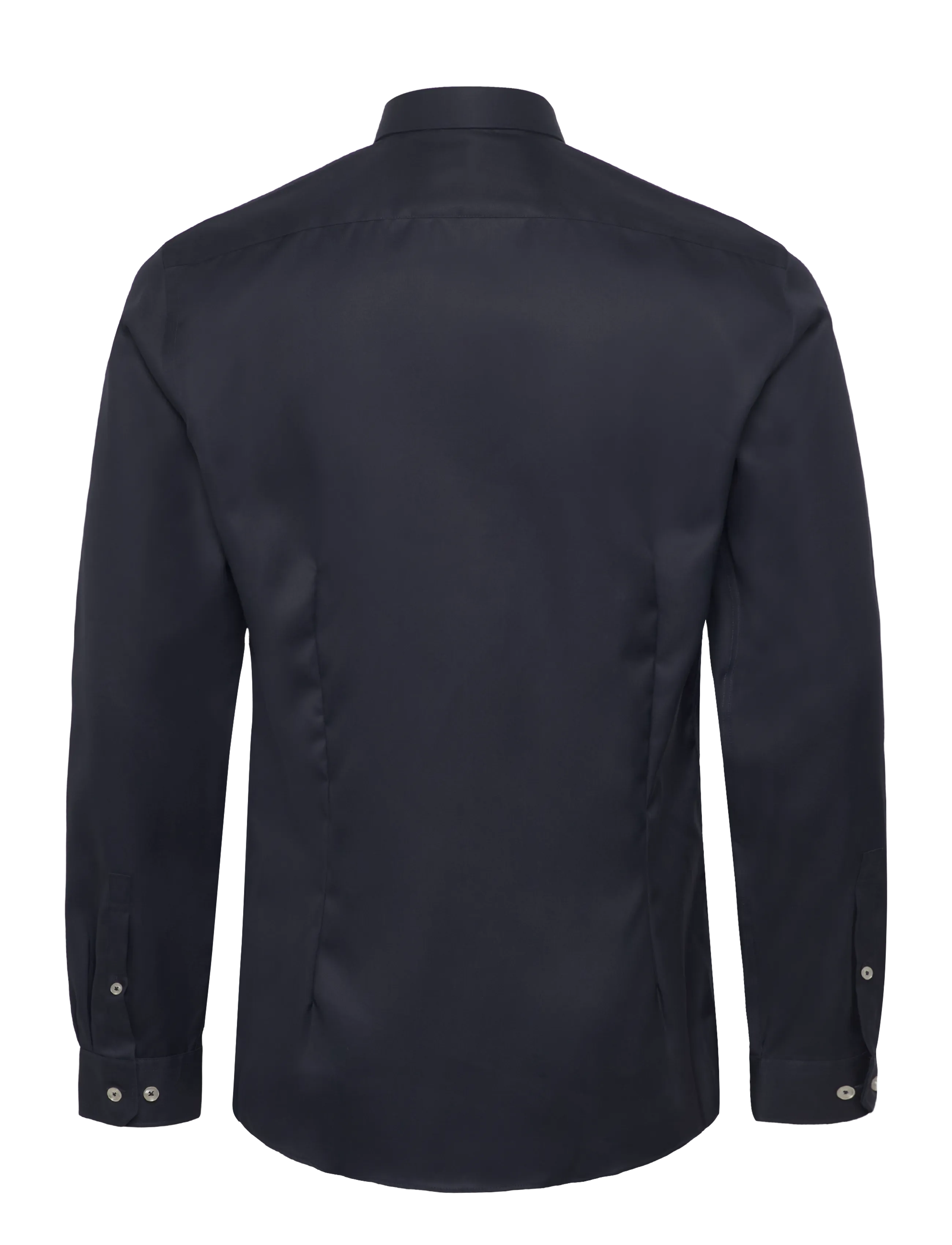 Lindbergh Black - Technical concealer shirt L/S - formal shirts - dk navy - 1