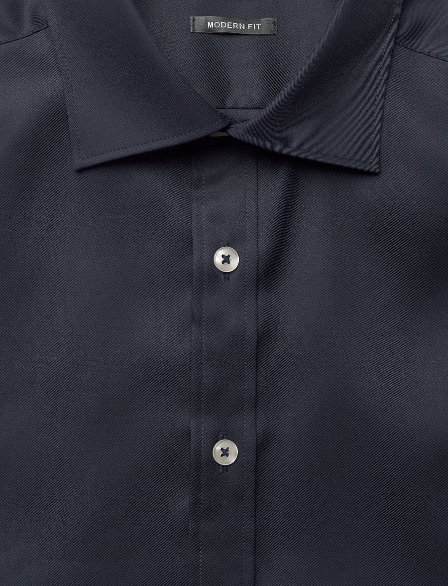 Lindbergh Black - Technical concealer shirt L/S - muodolliset kauluspaidat - dk navy - 2