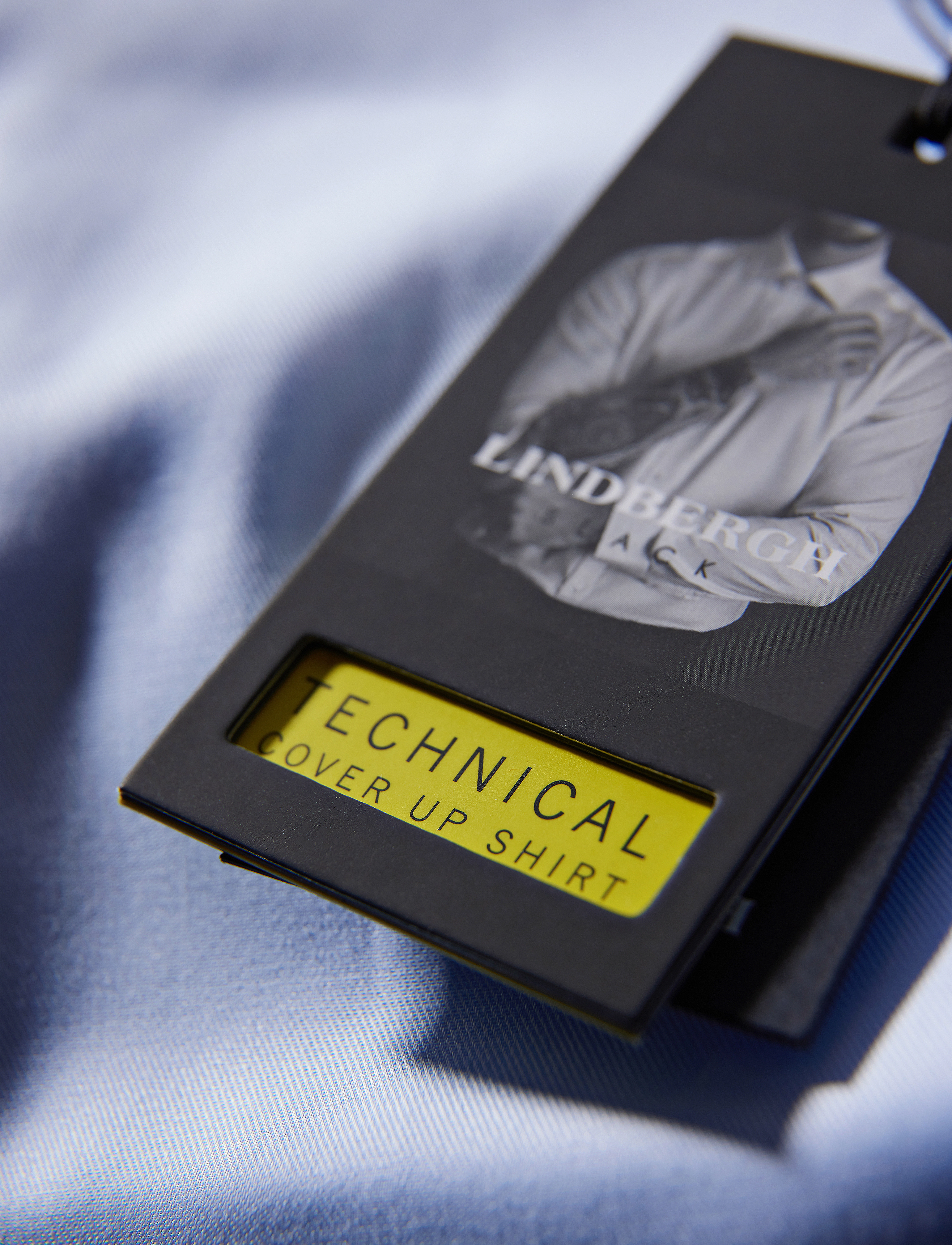Lindbergh Black Technical Concealer Shirt L/S casual skjortor herr – bild 7