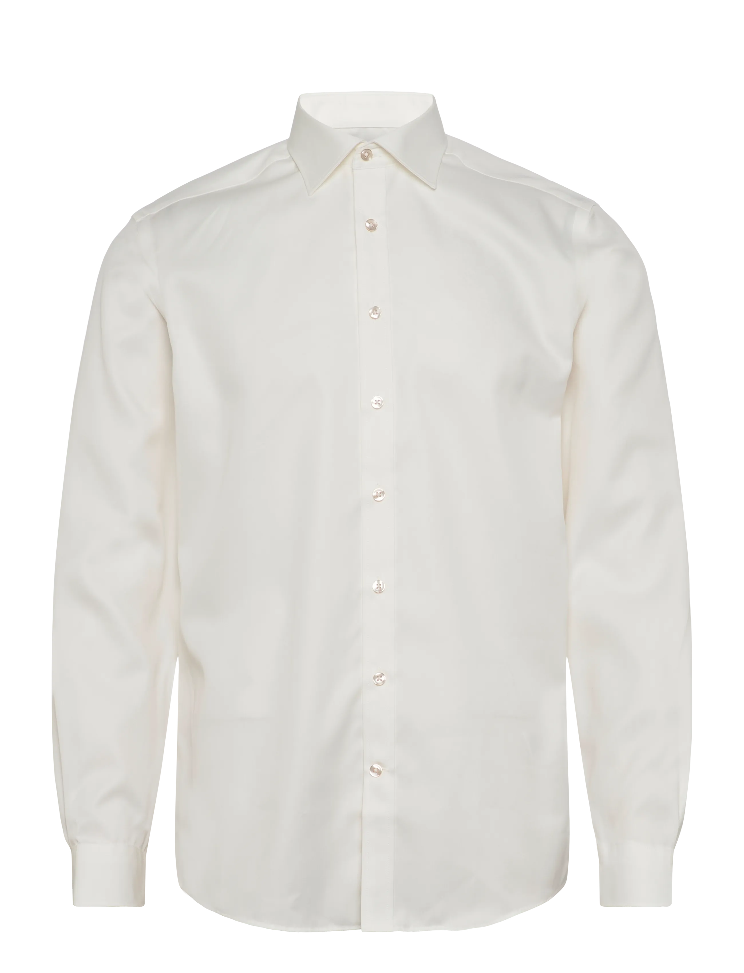 Lindbergh Black Technical concealer shirt L/S - Overhemden - OFF WHITE / cream