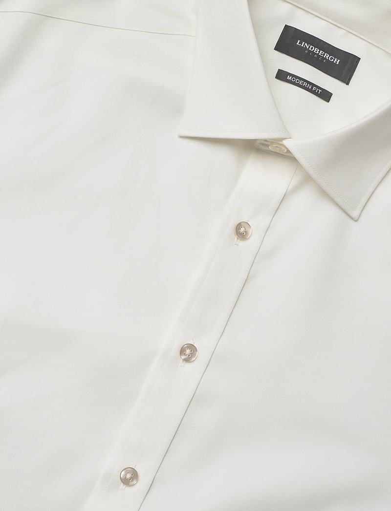 Lindbergh Black - Technical concealer shirt L/S - formelle hemden - off white - 3