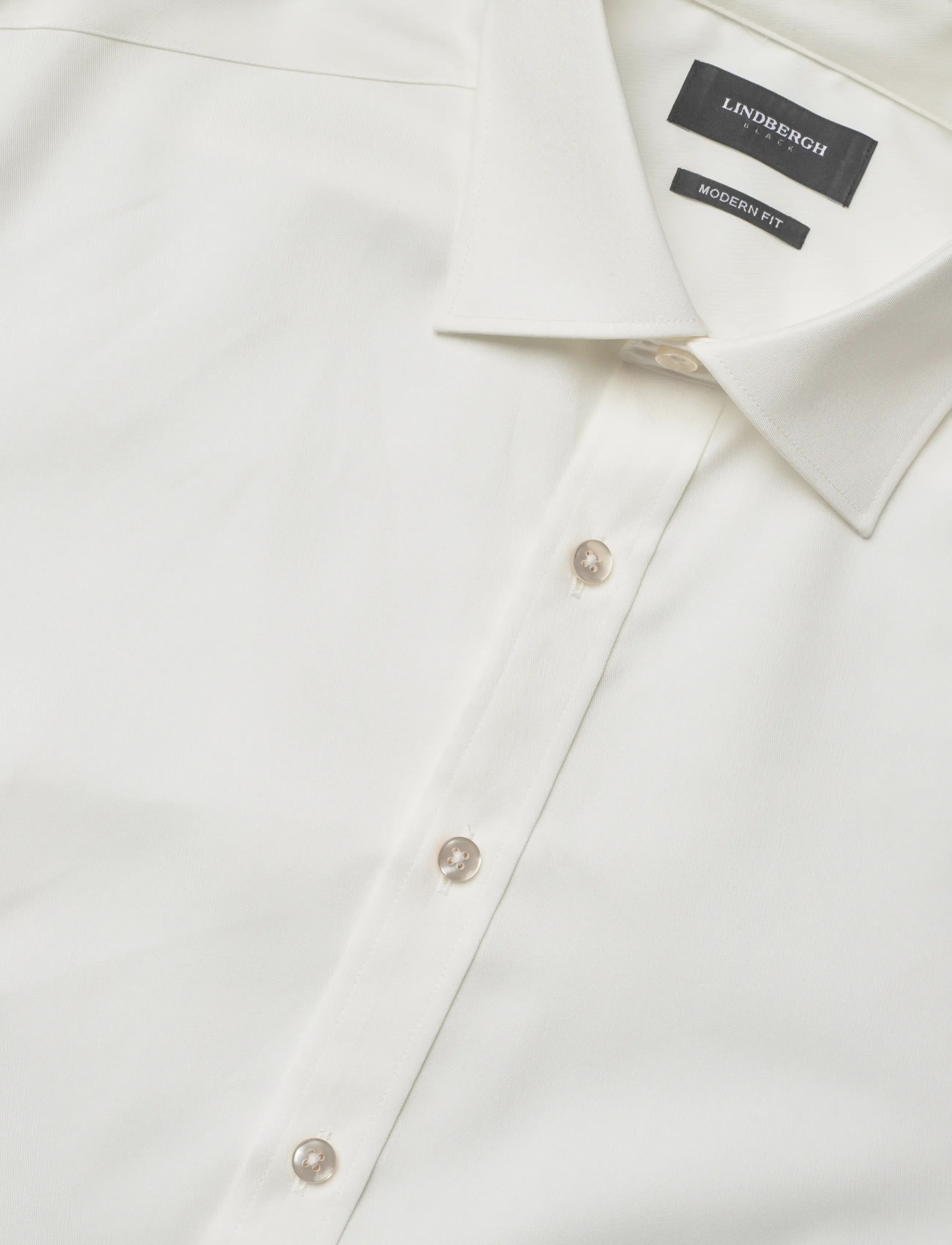 Lindbergh Black - Technical concealer shirt L/S - business skjorter - off white - 3