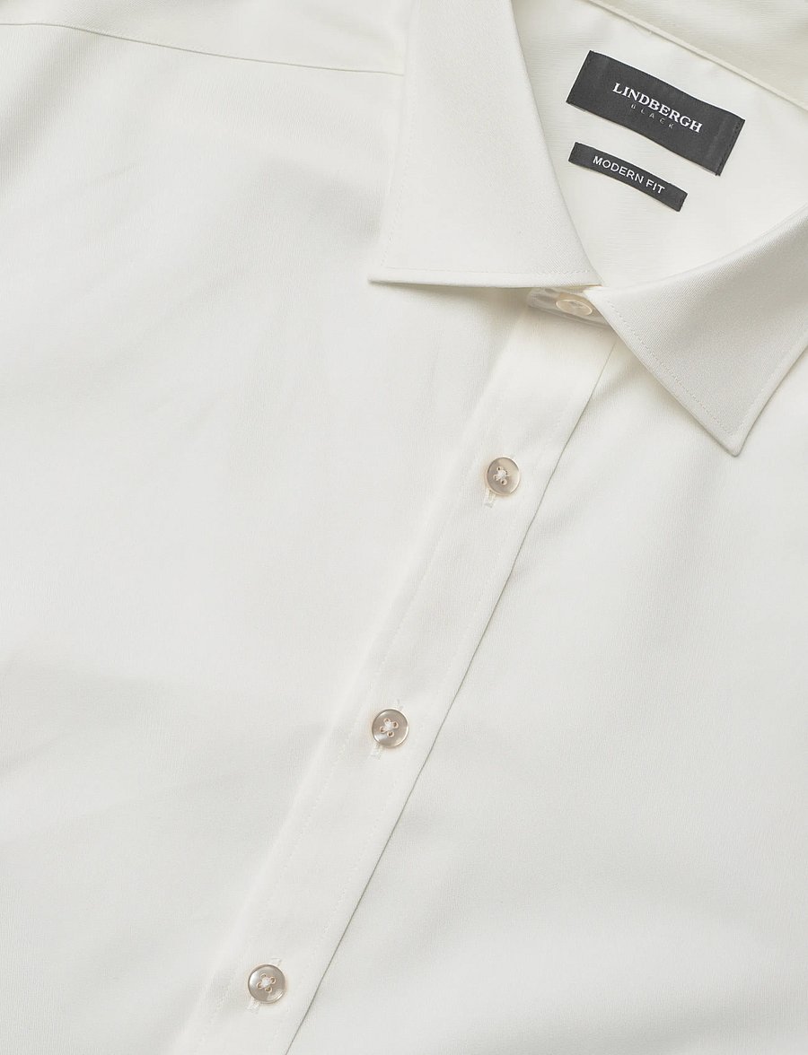 Lindbergh Black - Technical concealer shirt L/S - formelle hemden - off white - 3