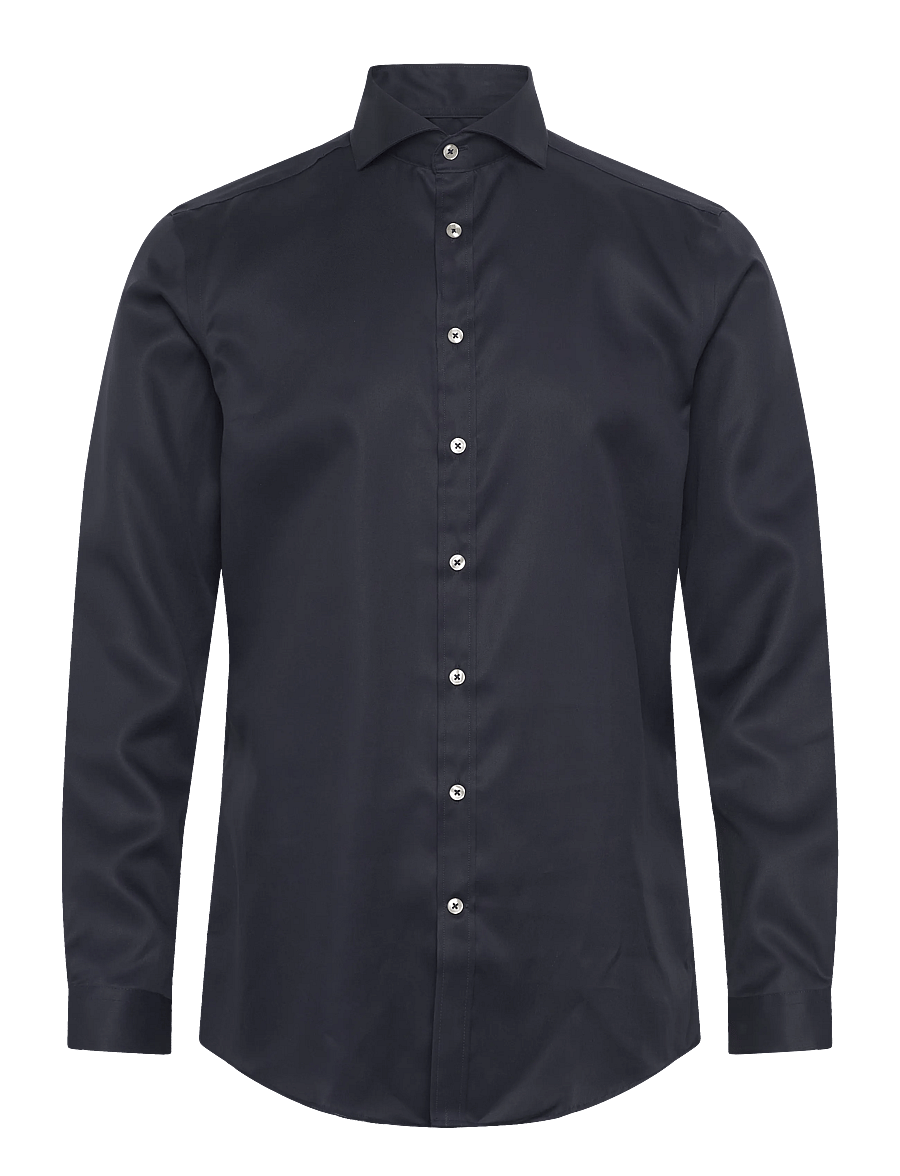 Lindbergh Black - Technical concealer shirt L/S - pidulikud särgid - dk navy - 0