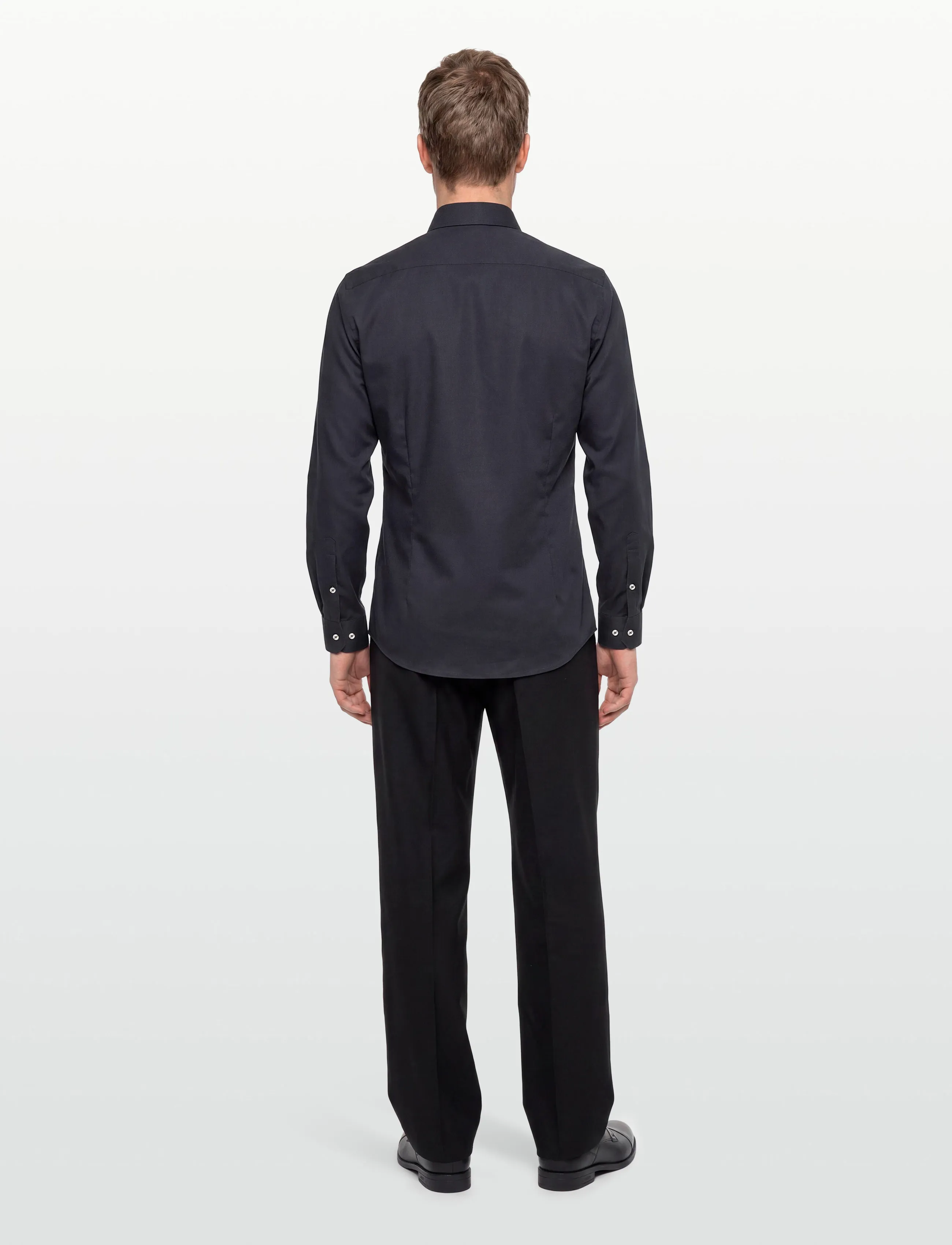 Lindbergh Black - Technical concealer shirt L/S - kostymskjortor - dk navy - 4