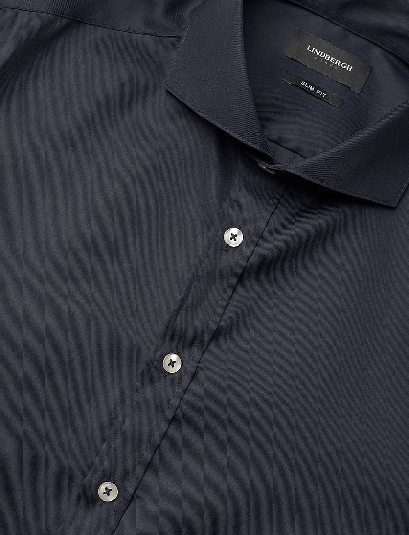 Lindbergh Black - Technical concealer shirt L/S - pidulikud särgid - dk navy - 3