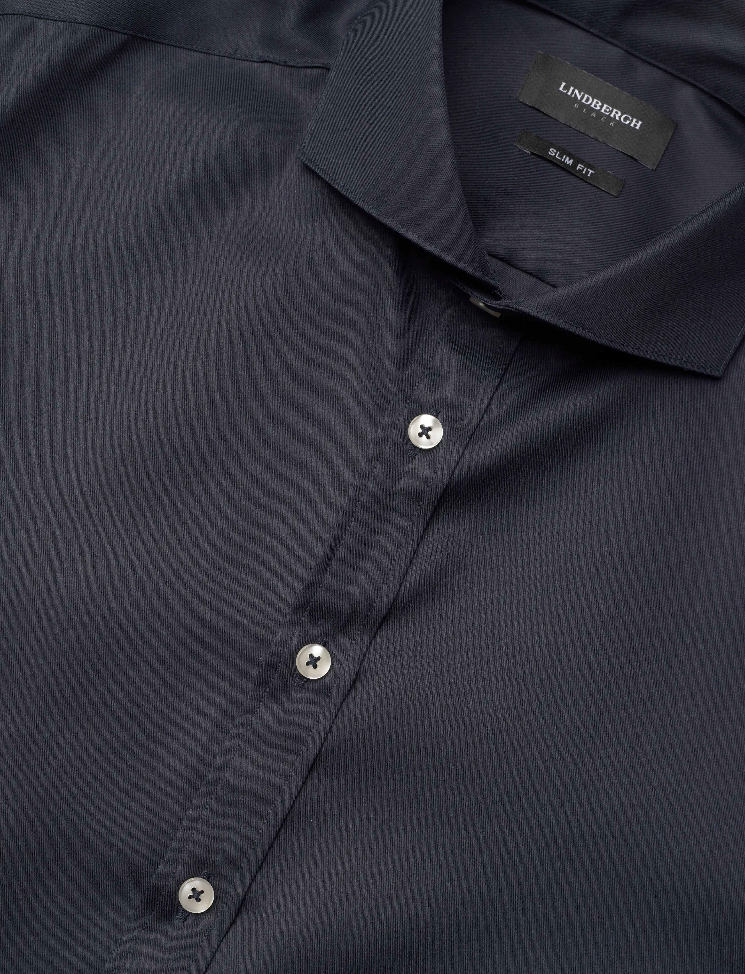 Lindbergh Black - Technical concealer shirt L/S - chemises d'affaires - dk navy - 3