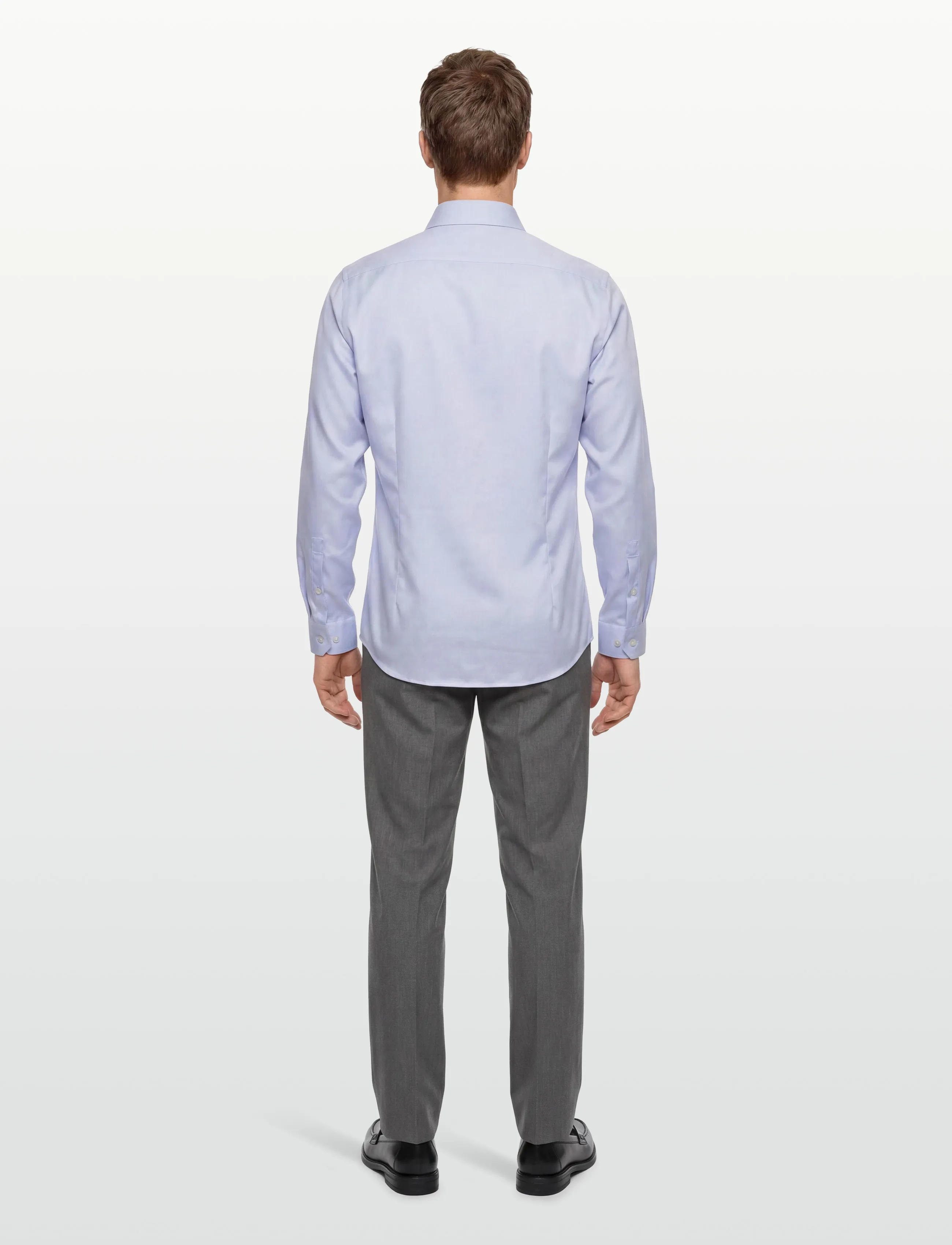 Lindbergh Black - Technical concealer shirt L/S - basic shirts - light blue - 4