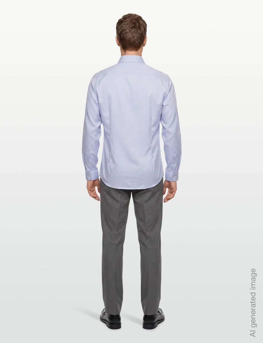 Lindbergh Black - Technical concealer shirt L/S - formelle skjorter - light blue - 4