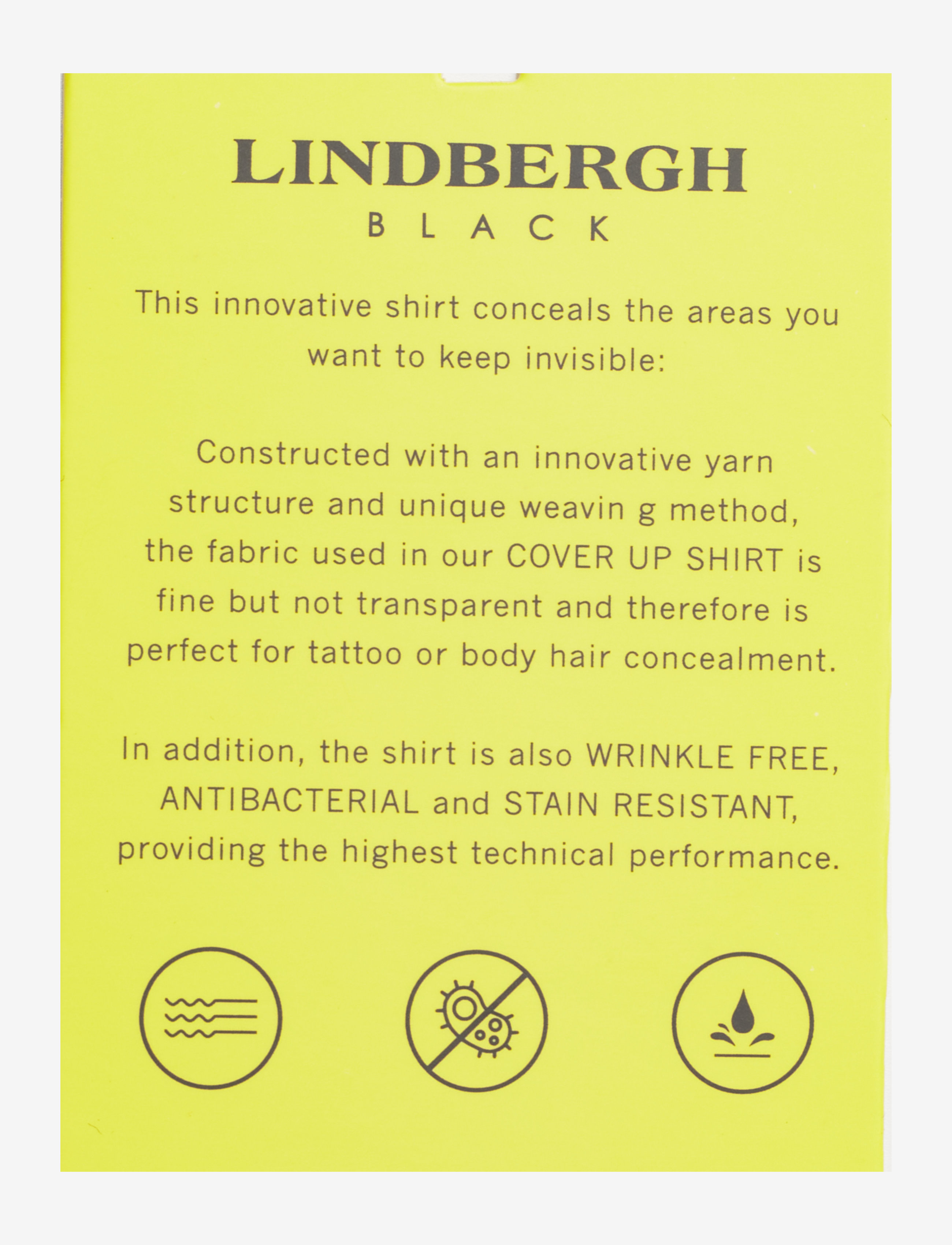 Lindbergh Black - Technical concealer shirt L/S - formal shirts - white - 5