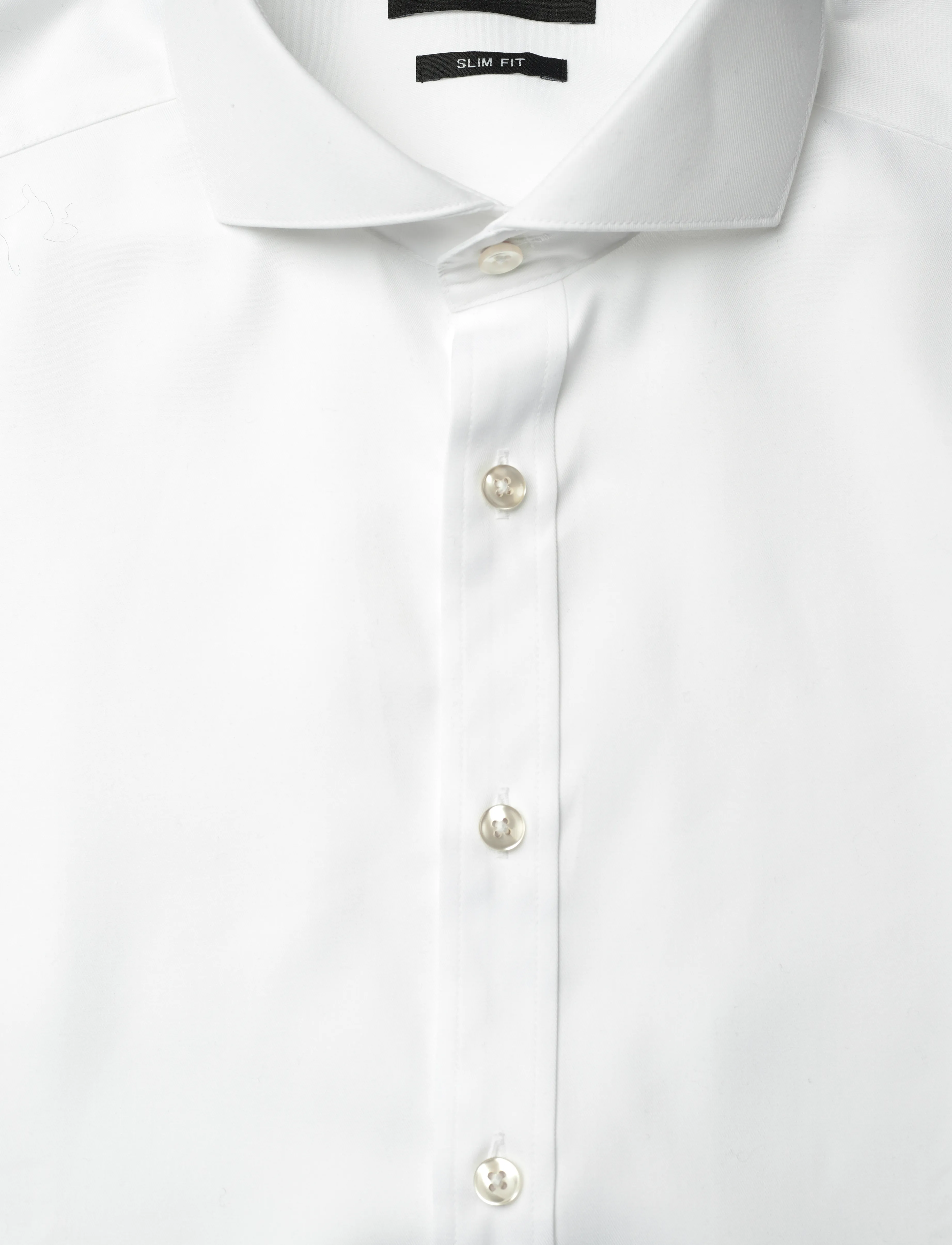 Lindbergh Black - Technical concealer shirt L/S - formal shirts - white - 3