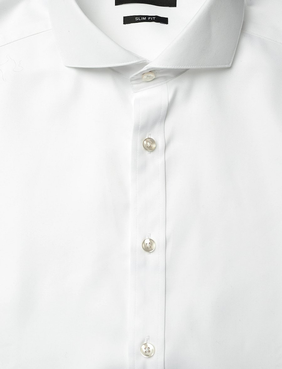 Lindbergh Black - Technical concealer shirt L/S - pidulikud särgid - white - 3