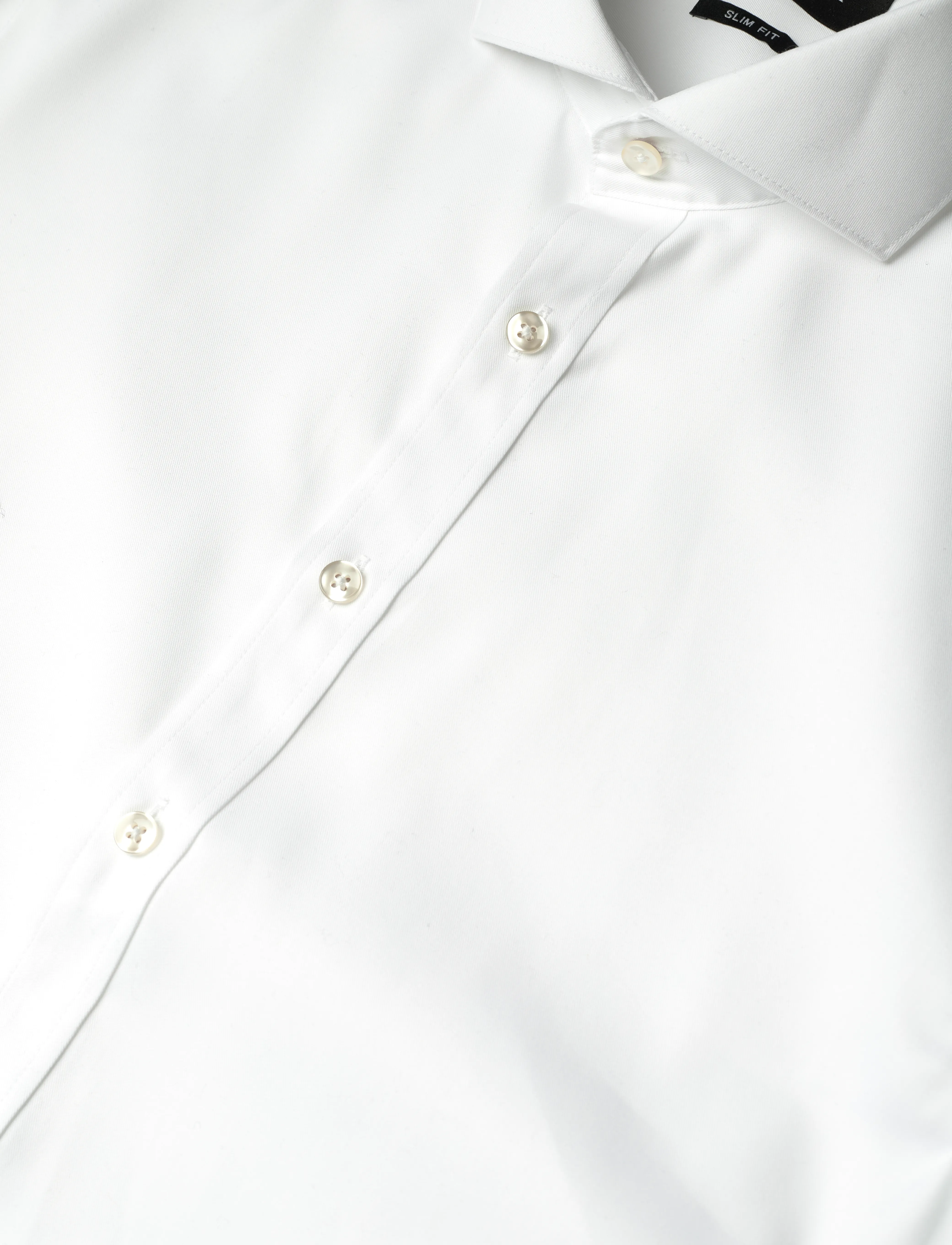 Lindbergh Black - Technical concealer shirt L/S - formal shirts - white - 4