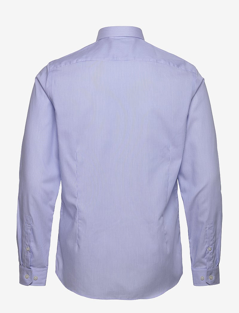 Lindbergh Black - Technical striped shirt L/S - formelle skjorter - light blue - 2