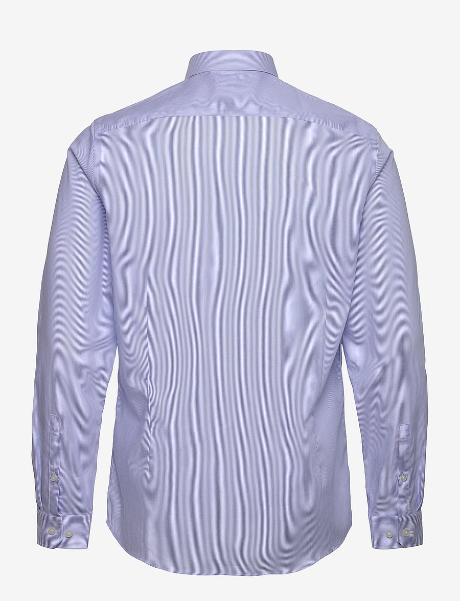 Lindbergh Black - Technical striped shirt L/S - pidulikud särgid - light blue - 2