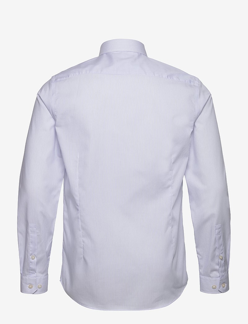 Lindbergh Black - Technical striped shirt L/S - formelle hemden - white - 2