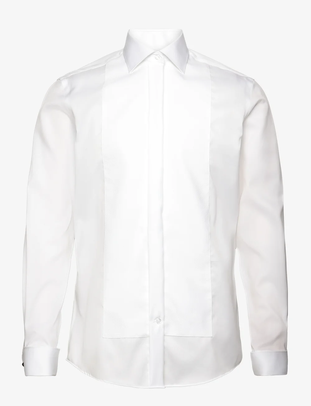Lindbergh Black - Technical :Tuxedo modern fit shirt - tuxedo shirts - white - 0