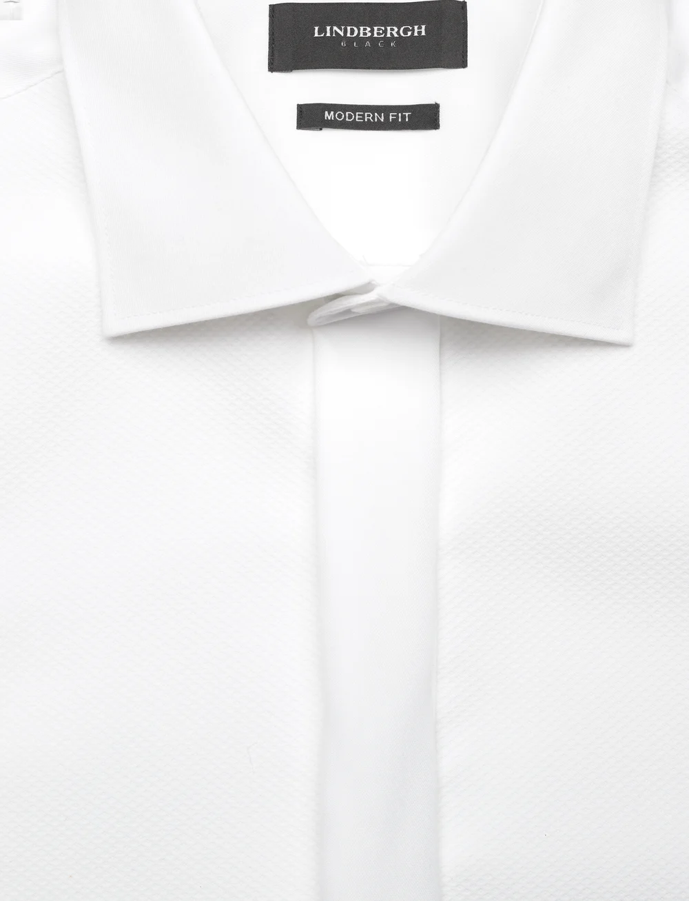Lindbergh Black - Technical :Tuxedo modern fit shirt - tuxedo shirts - white - 2