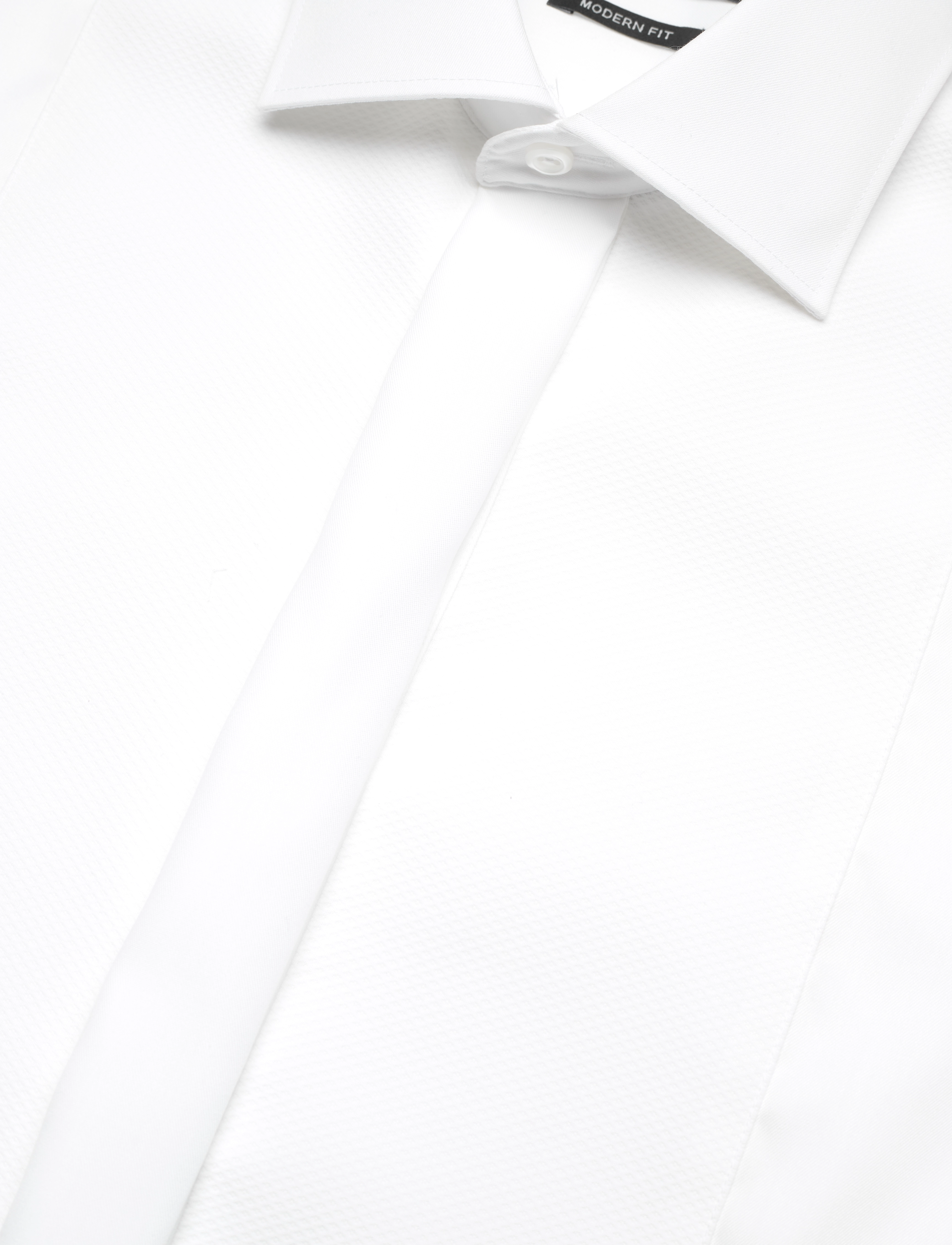Lindbergh Black - Technical :Tuxedo modern fit shirt, WF LS - anzugshemd - white - 3