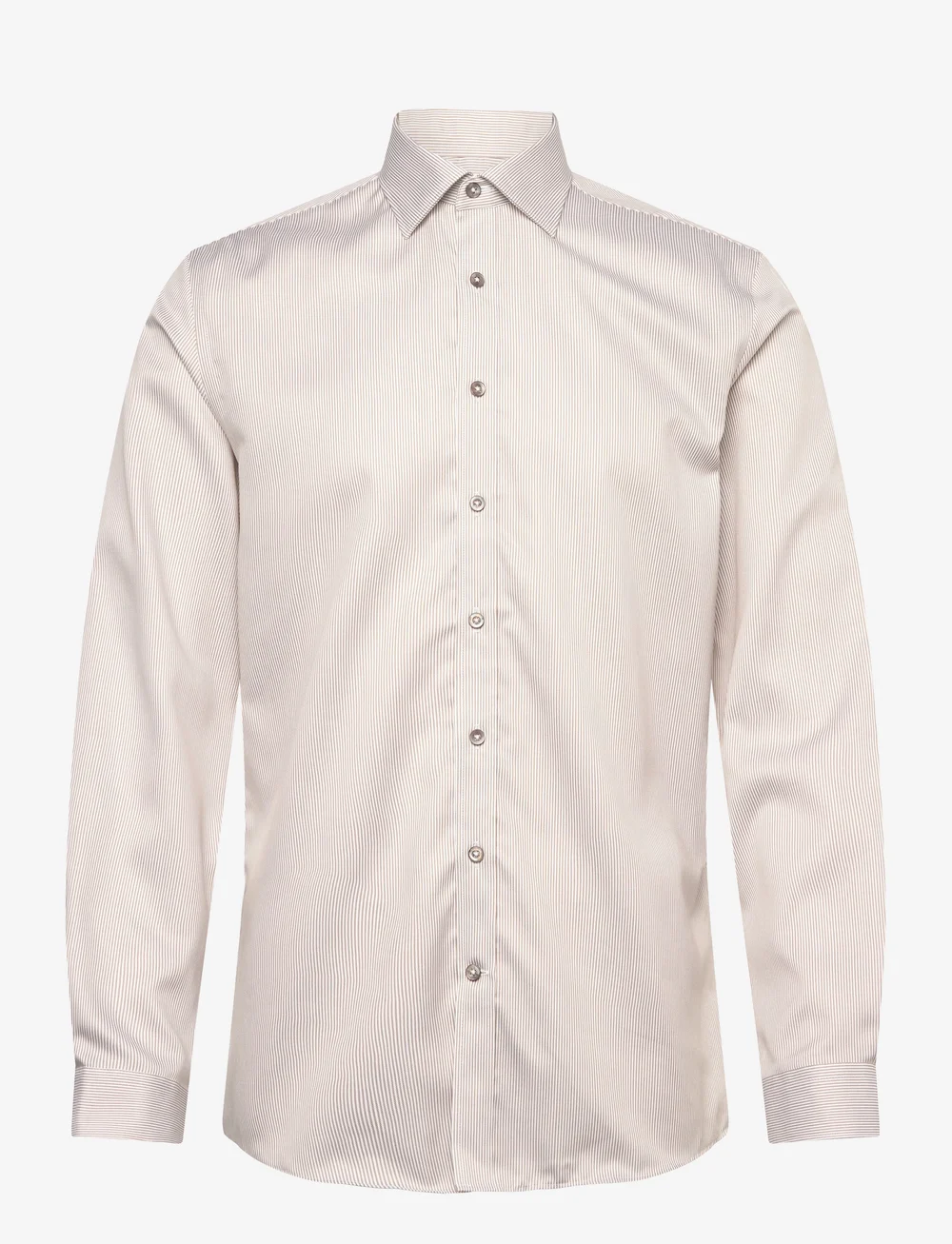 Lindbergh Black - Technical stripe shirt L/S - gestreifte hemden - lt sand - 1